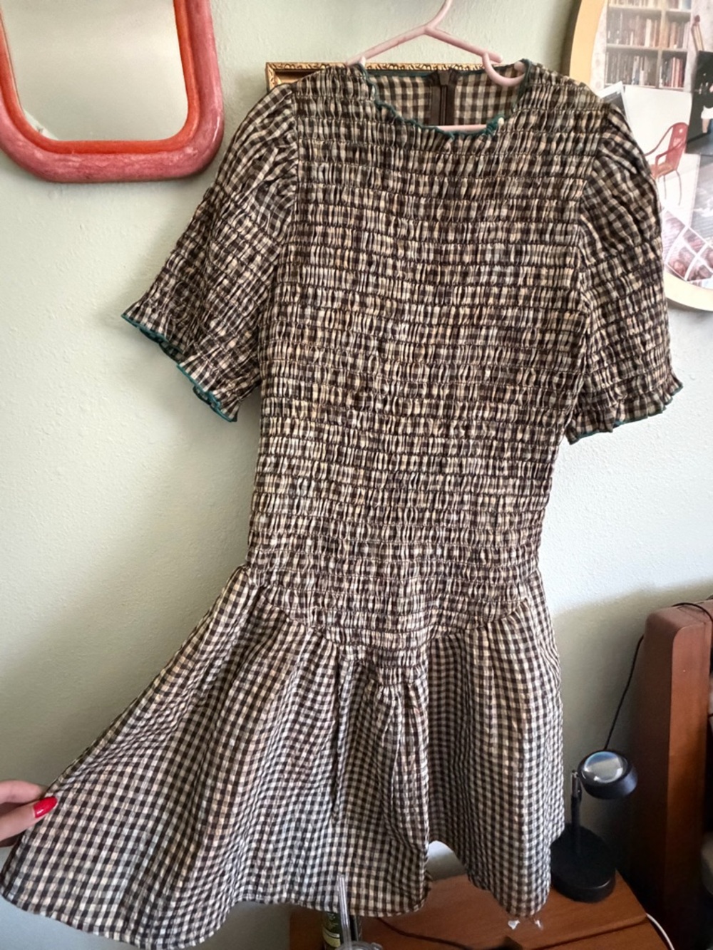 Après Studio Biscuit Plaid Picnic Dress